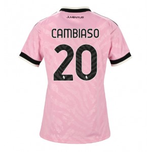 Juventus Andrea Cambiaso #20 Jalkapallovaatteet Naisten Vieraspaita 2026-27 Lyhythihainen